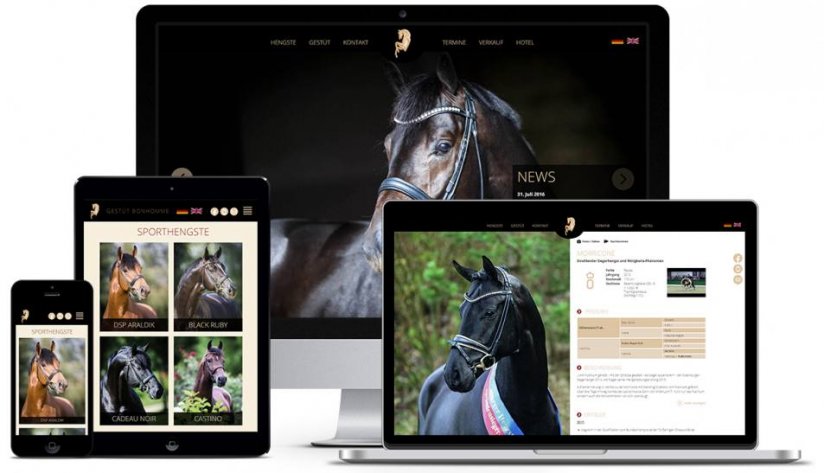 Responsive Website-Konzept für alle Geräte